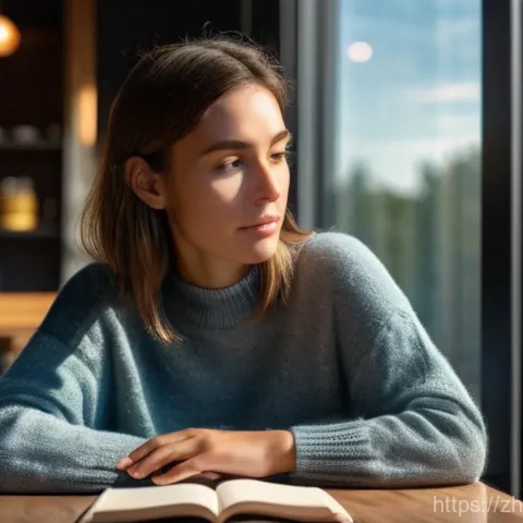 물리학자의 창의성 키우기 - **Prompt:** A thoughtful female physicist, mid-30s, dressed in a comfortable yet stylish sweater and...