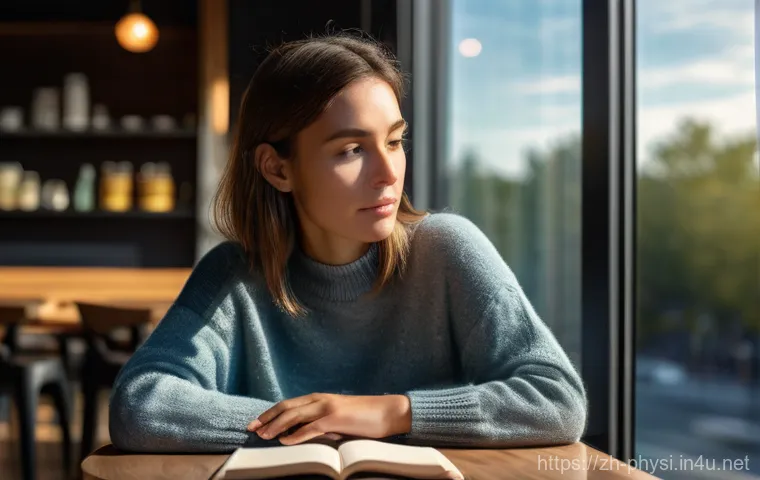 물리학자의 창의성 키우기 - **Prompt:** A thoughtful female physicist, mid-30s, dressed in a comfortable yet stylish sweater and...