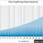 물리학 실험을 위한 데이터 시각화 - A clean and minimalist line chart illustrating temperature changes over time in a physics experiment...
